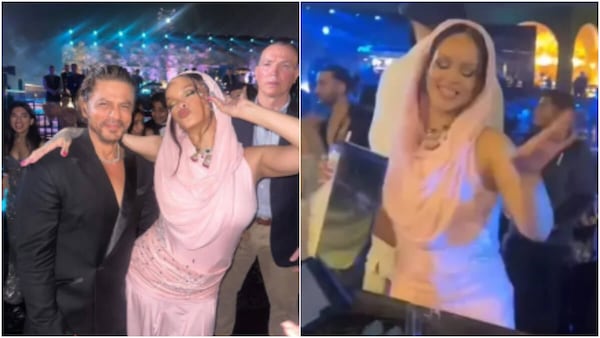 Rihanna dances to Shah Rukh Khan’s Jawan song Chaleya in an unseen video from Ambani's pre-wedding bash