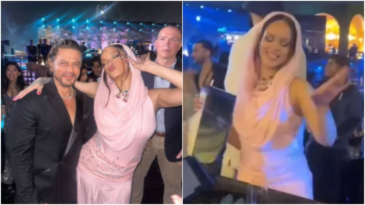 Rihanna dances to Shah Rukh Khan’s Jawan song Chaleya in an unseen video from Ambani's pre-wedding bash