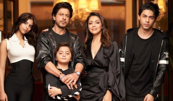 Shah Rukh Khan with his family