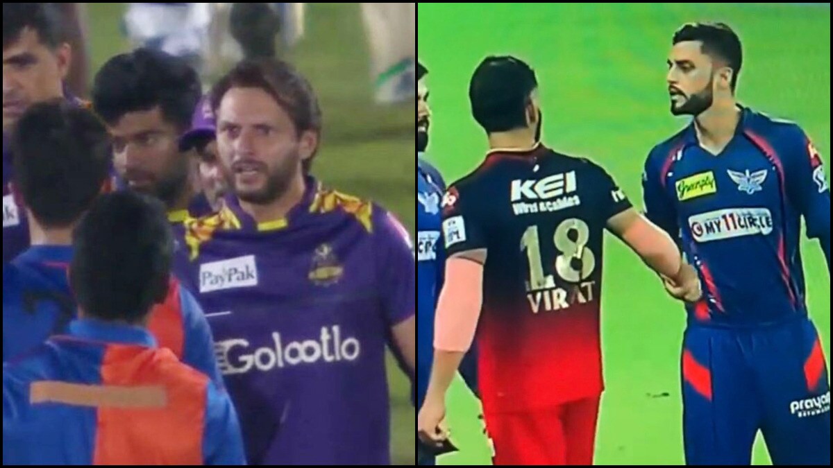 Virat Kohli vs Gautam Gambhir: Shahid Afridi and Naveen-ul-Haq's old ...