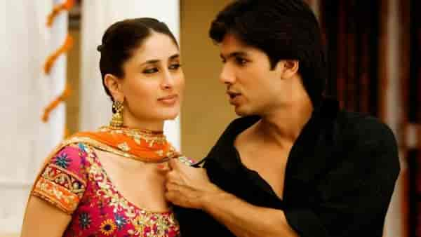 Shahid Kapoor and Kareena Kapoor Khan in a still from Jab We Met