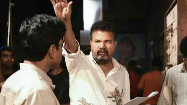 Shankar on the sets of Game Changer.