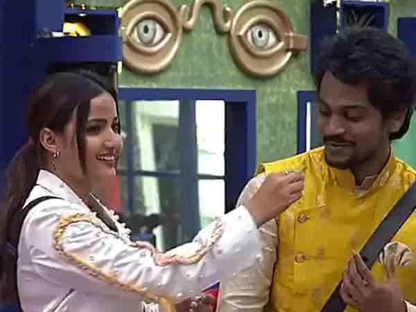 Shanmukh with his Siri Hanmanth in Bigg Boss