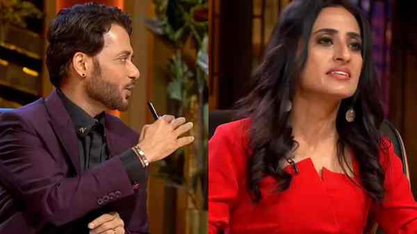 Shark Tank India: Watch Vineeta Singh hilariously try to mimic Anupam Mittal