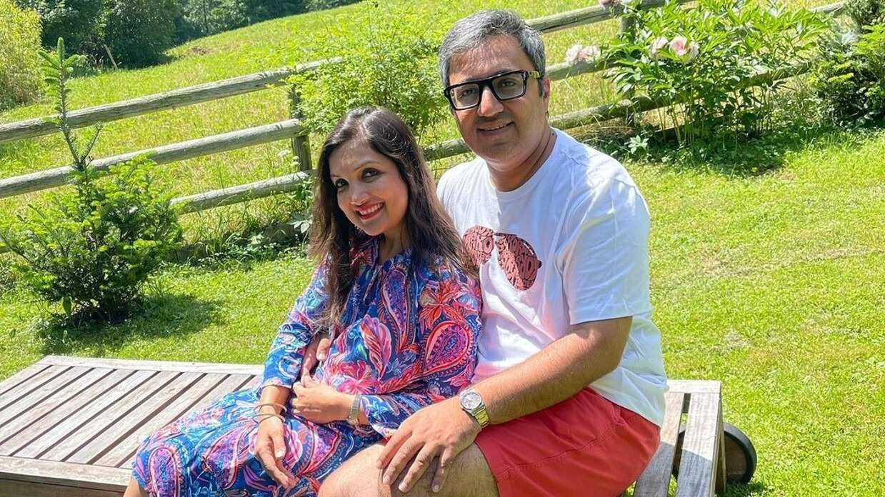 Ashneer Grover shares photo on his wedding anniversary; Anupam Mittal ...