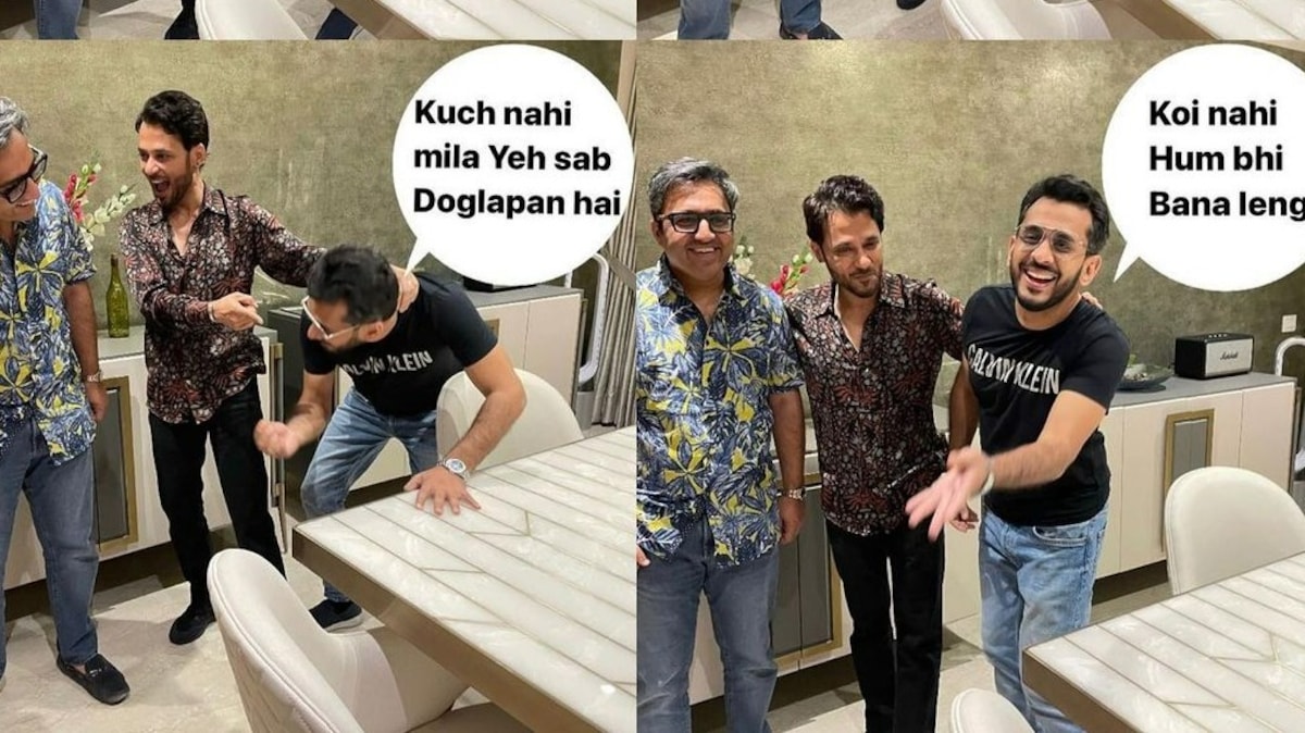 Shark Tank India’s Aman Gupta and Anupam Mittal meetup to check on Ashneer Grover's infamous ₹10 crore dining table