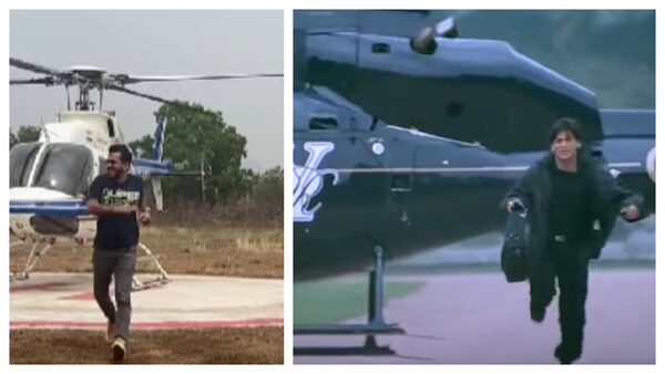 Shark Tank India: Aman Gupta recreates Shah Rukh Khan's helicopter scene from Kabhi Khushi Kabhie Gham, watch