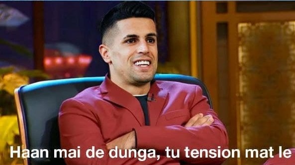 Meme posted by the club