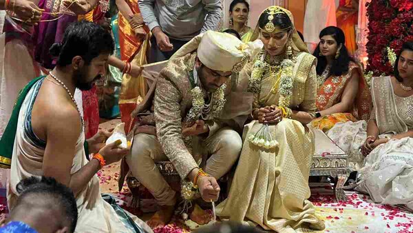 Telugu actor Sharwanand weds Rakshitha Reddy, first pictures out