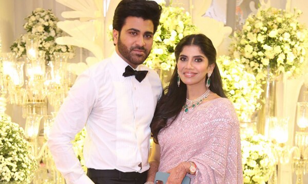 Sharwanand's Hyderabad reception- A grand affair as Tollywood stars and fans wish the couple