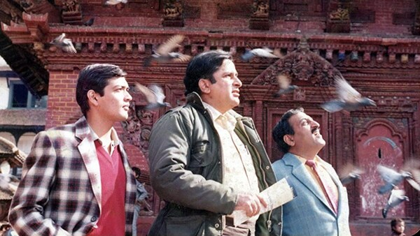 Shashi Kapoor as Feluda in Kissa Kathmandu Mein