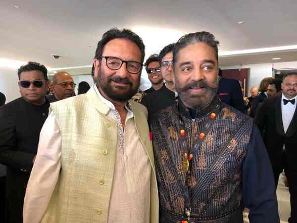 Shekhar Kapur and Kamal Haasan at Cannes 2022