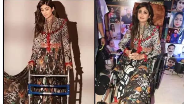 Shilpa Shetty makes a sweet gesture at an awards show, fans laud her effort