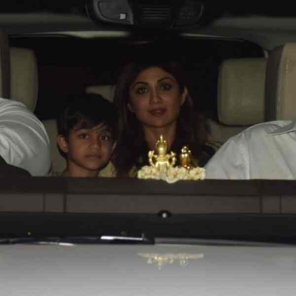 Shilpa Shetty with her son Viaan. (Image by Manav Manglani)