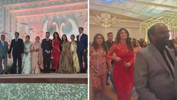 Shilpa Shetty at the wedding reception of Mumbai Police Commissioner Vivek Phansalkar's daughter (Source: Google)