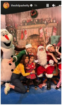 Shilpa with daughter