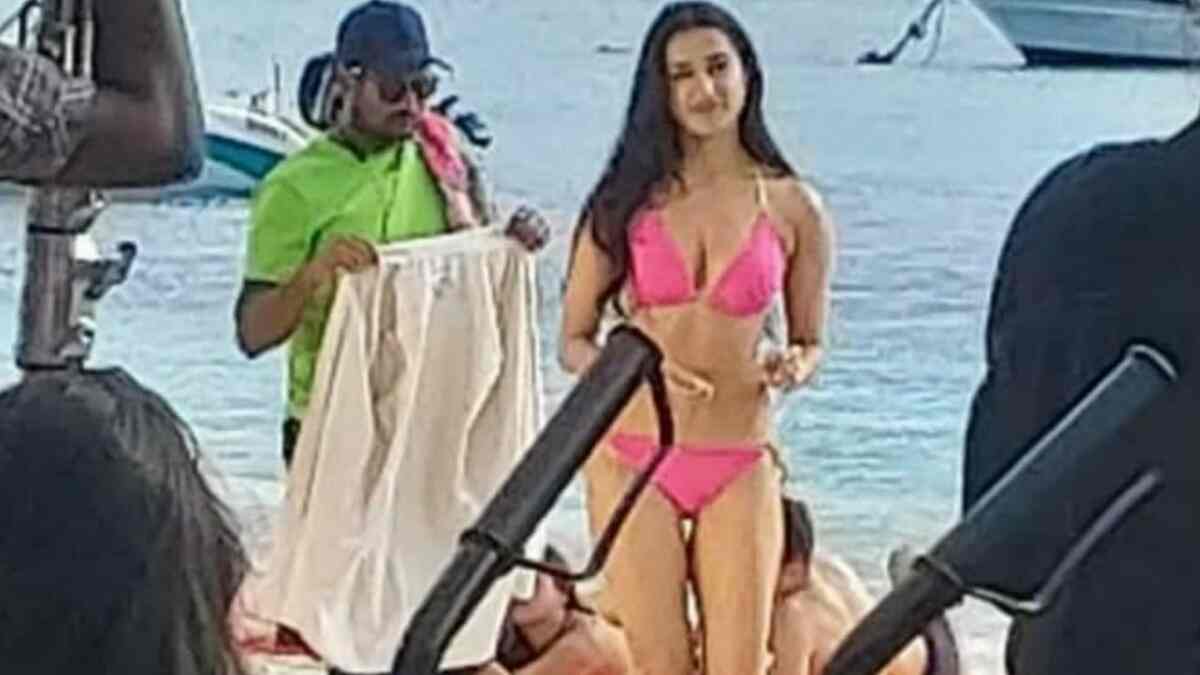 Shraddha Kapoor dons a pink bikini for Luv Ranjan’s film – see VIRAL photo