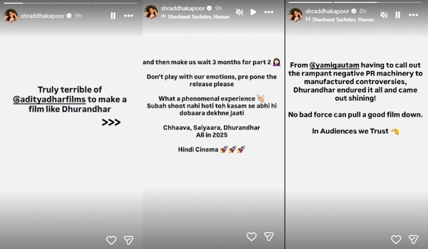 Shraddha Kapoor via Instagram Stories