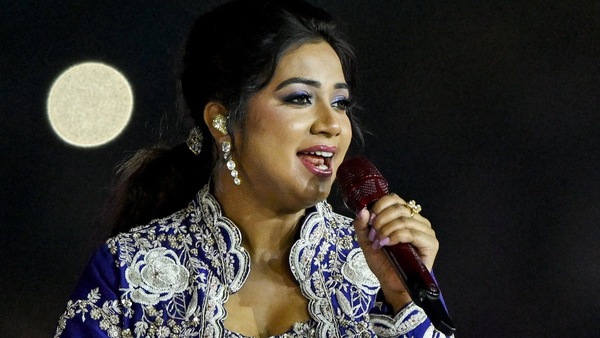 Shreya Ghoshal performed at the ICC Women's World Cup 2025 opening ceremony. Image | ICC on X