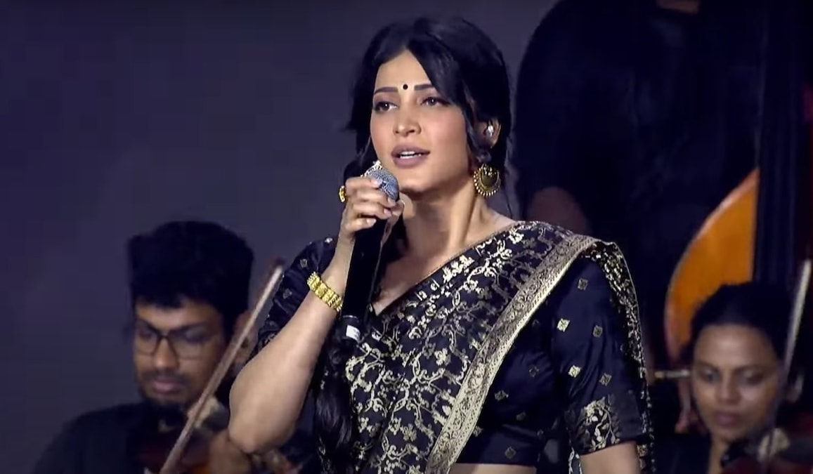 Thug Life songs: Vinveli Nayaga gets best response; netizens say ‘Shruti Haasan was performing like a woman possessed’