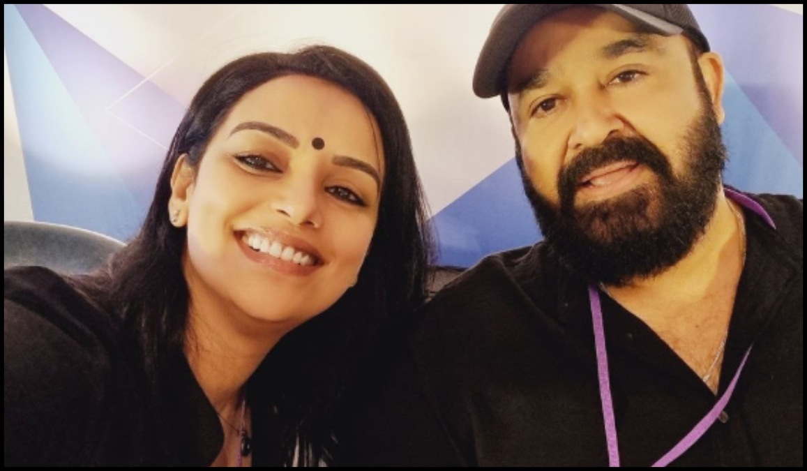 Mohanlal promises support after Shwetha Menon succeeds him as AMMA president