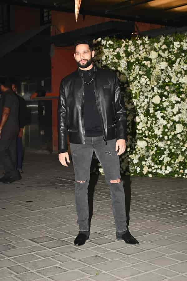 Siddhant Chaturvedi at Salman Khan's birthday bash (Courtesy: Manav Manglani)