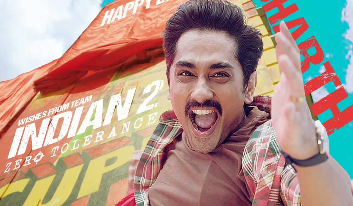 HBD Siddharth: Makers of Indian 2 wish the actor with a colourful and chirpy poster