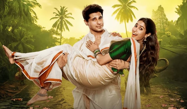 Sidharth Malhotra and Janhvi Kapoor in Param Sundari