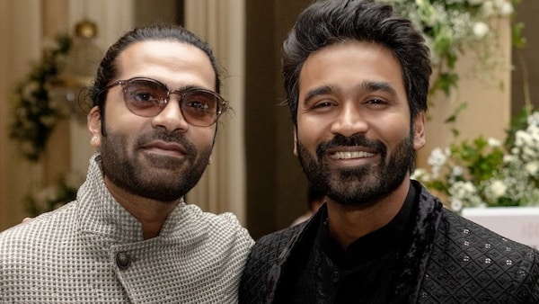 Dhanush and Silambarasan set the internet by storm as they pose together at a wedding | See PICS