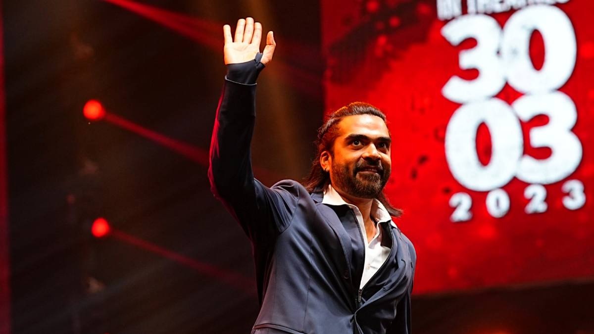 At Pathu Thala audio launch, Simbu makes a rousing speech on his comeback: 'Will take Tamil cinema to global fame'