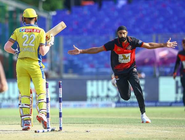 Simarjeet Singh was the most expensive player of Delhi Premier League 2025 auction. Image | DPL on X