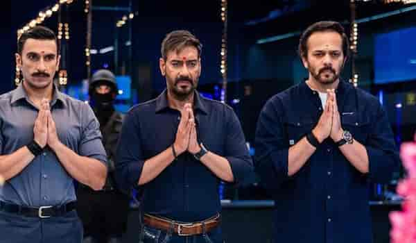 Singham Again: Ajay Devgn, Ranveer Singh and Rohit Shetty come together for the film's mahurat shot