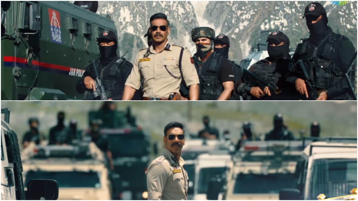 Singham again title track vinasham karoham out ajay devgn as bajirao