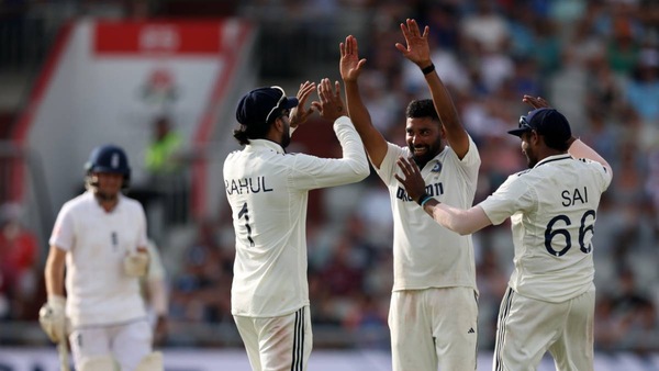 Siraj on Day 4 at Old Trafford. Photo via BCCI