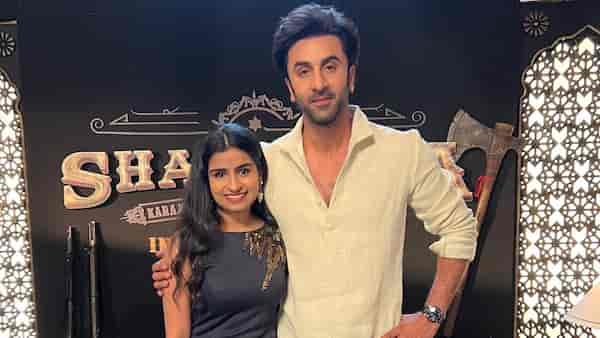 Don actress Sivaangi meets Ranbir Kapoor during Shamshera promotions