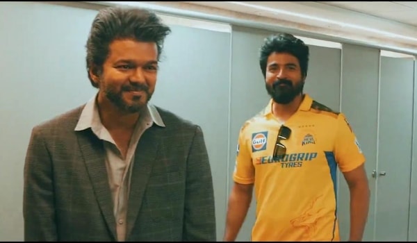 Sivakarthikeyan and Vijay in GOAT