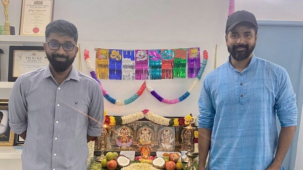 Amid D Imman controversy, Sivakarthikeyan celebrates Aayudha Pooja. See pics