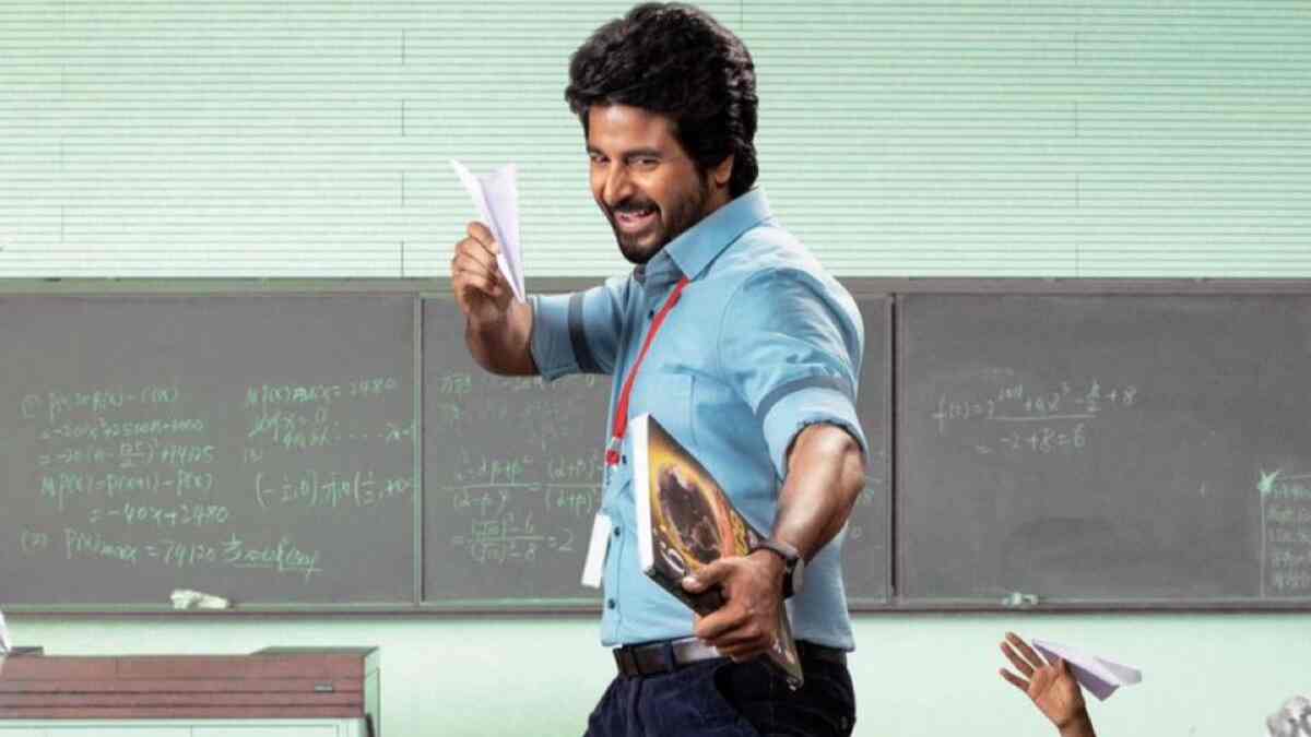 The makers of Sivakarthikeyan's Prince recently confirmed that the film will indeed hit screens for Diwali, by releasing a new poster of Sivakarthikeyan from the film. In the poster, we see Sivakarthikeyan having fun in a classroom, surrounded by children. Taking to his social media handle, the film