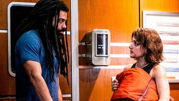 Layton shows Asha around the pirate train