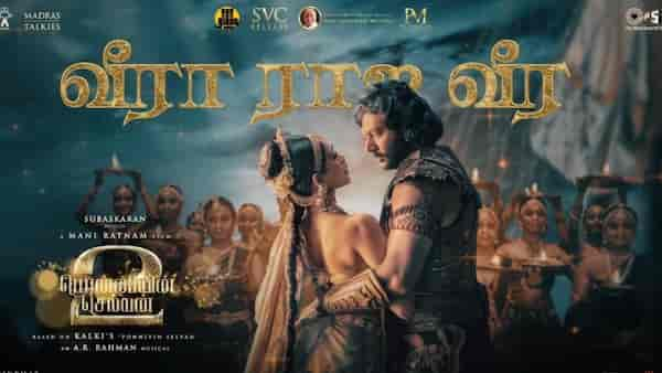 Ponniyin Selvan 2 team drops a glimpse of Jayam Ravi and Sobhita Dhulipala's single, Veera Raja Veera