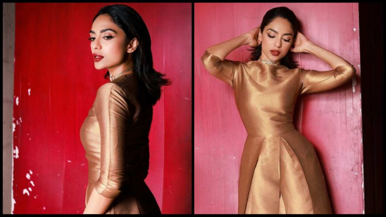Sobhita Dhulipala looks magnificent in gold