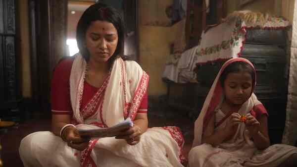 Sohini Sarkar and Anumegha in the film