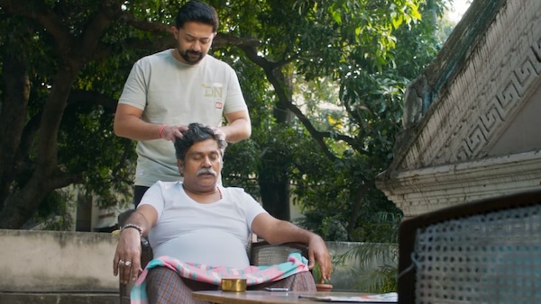 Pranam Devaraj and Rangayana Raghu in Son of Muthanna
