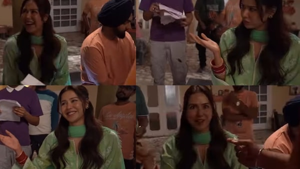 Nikka Zaildar 4 BTS video: Sonam Bajwa learns how to make kheer, bartender style