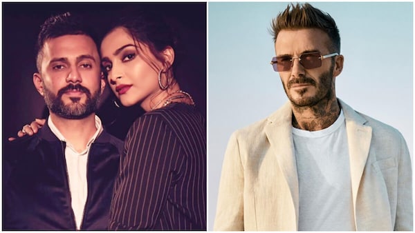 Sonam Kapoor and Anand Ahuja play host to David Beckham in India