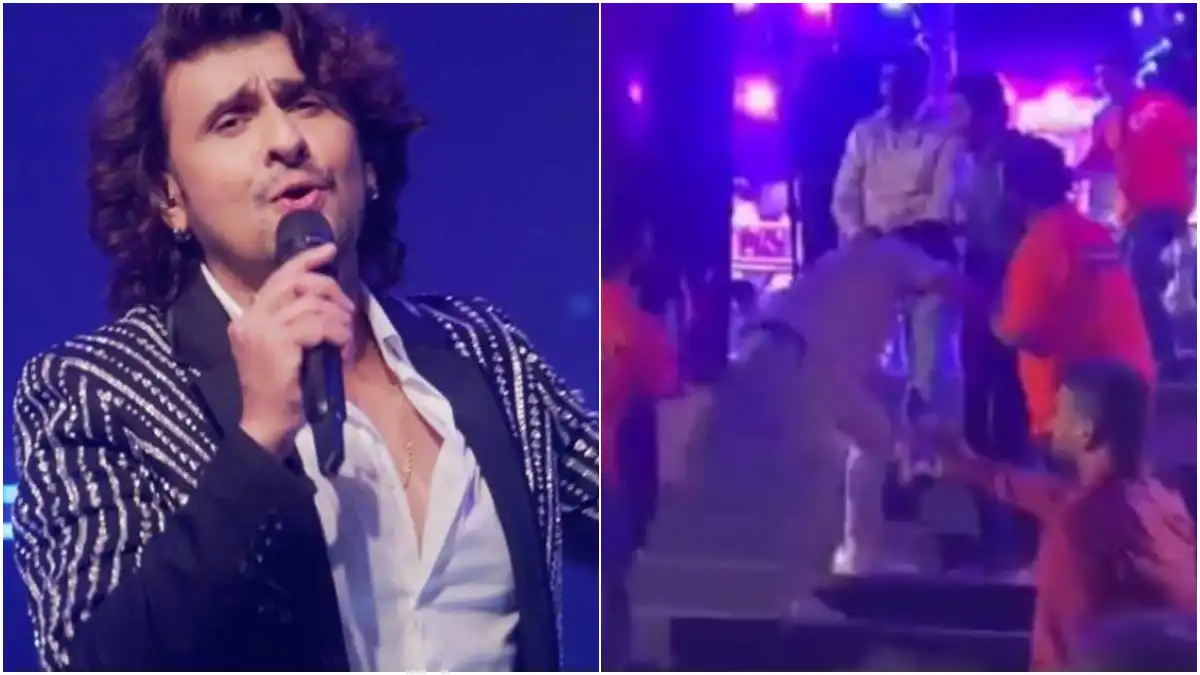 Sonu Nigam and team manhandled by Shiv Sena member at a music festival in Chembur - watch
