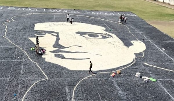 EXCLUSIVE: People of Dewas come together and make a GIANT PORTRAIT of Sonu Sood with… RICE!