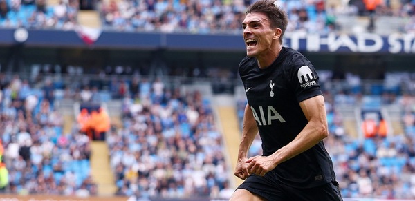 Palhinha scored the second goal for Spurs. Image | tottenhamhotspur.com