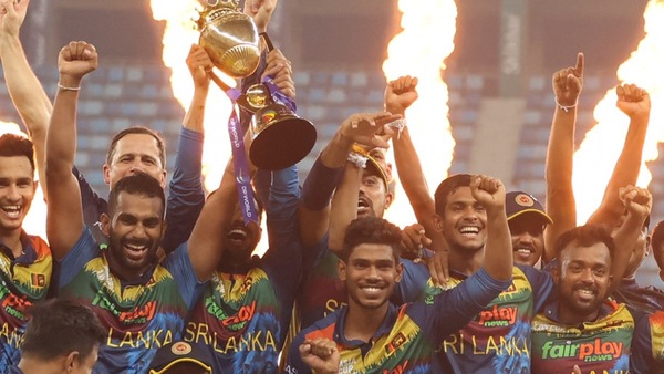 Sri Lanka won the Asia Cup 2022. Image | ICC on X
