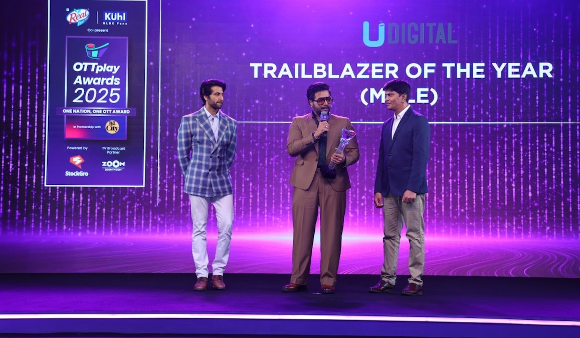 OTTplay Awards 2025:  Roaring Star Sriimurali wins Trailblazer of the Year for the film Bagheera